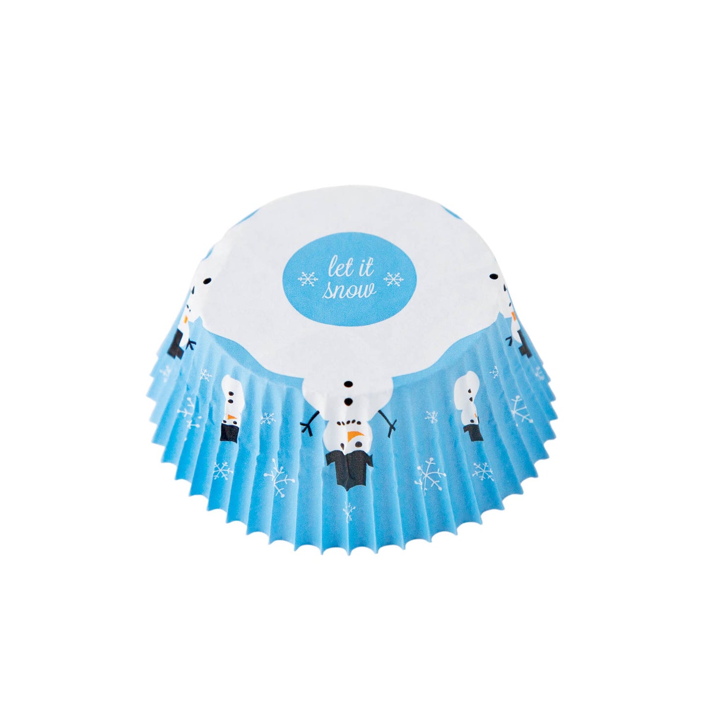 Snowman Cupcake Liners, 50 Count, 3" x 3" - Fox Run