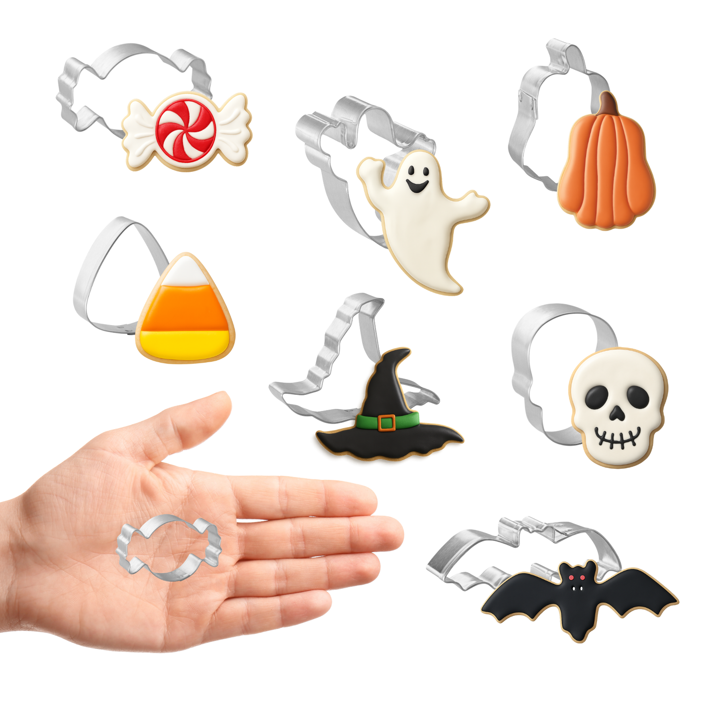 Miniature Halloween Cookie Cutter Set 7 Pc