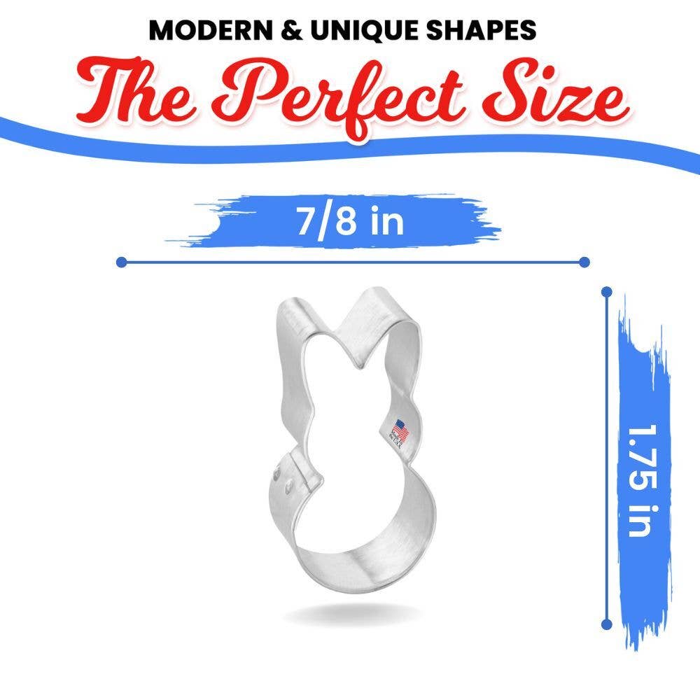 Mini Easter Bunny Body Cookie Cutter, 1.75"