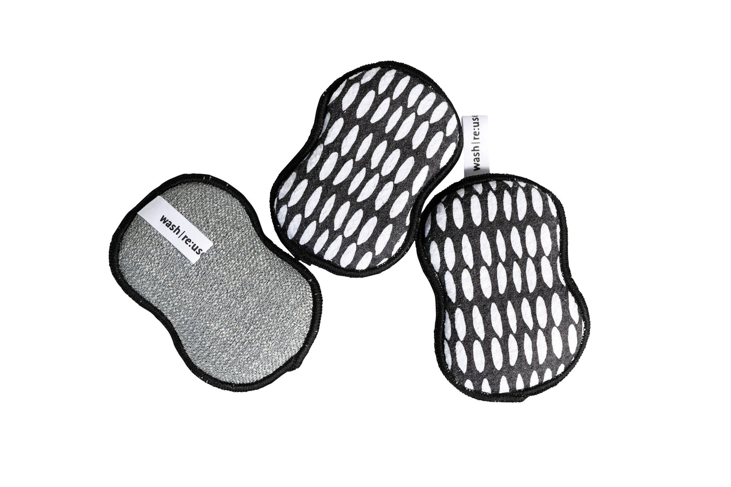 Beans in Black - RE:Usable Sponge Set of 3 - Once Again Home Co.