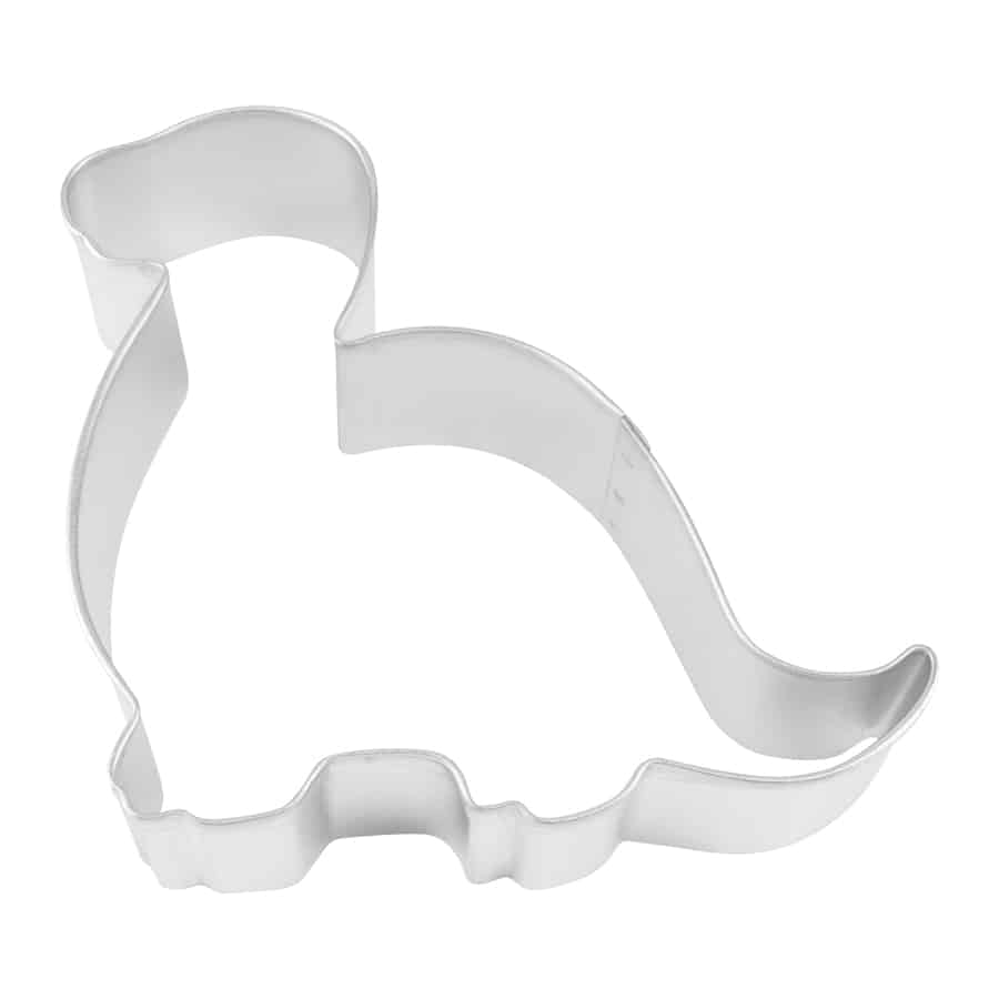 Brontosaurus Baby Dinosaur Cookie Cutter, 4.5"- R&M International