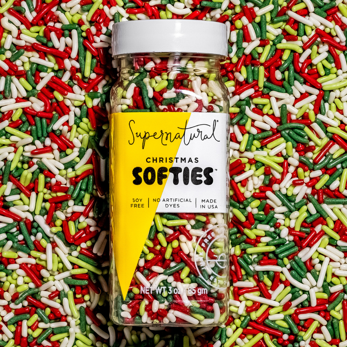 Christmas Softies Dye-Free Sprinkles - Supernatural