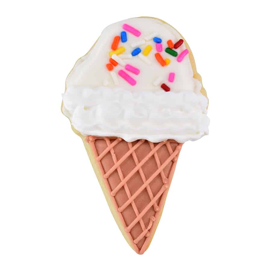 Ice Cream Cone Cookie Cutter, 4" - R&M