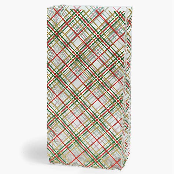 Nashville Wraps - Christmas Print Cello Treat Bags