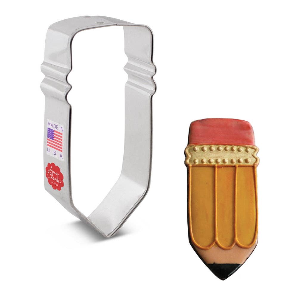 Pencil Cookie Cutter (4")- Ann Clark