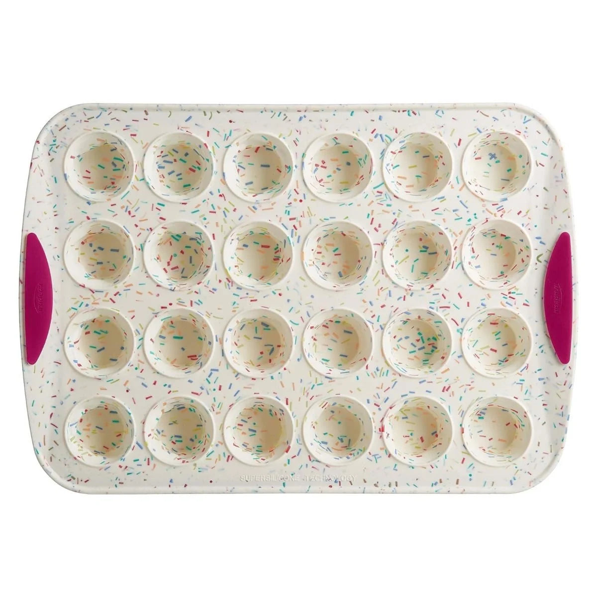 24 Mini Cupcake Pan, Silicone- Trudeau