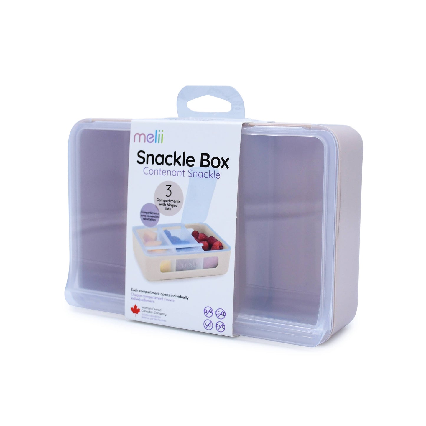 melii 3 Compartment Snackle Box