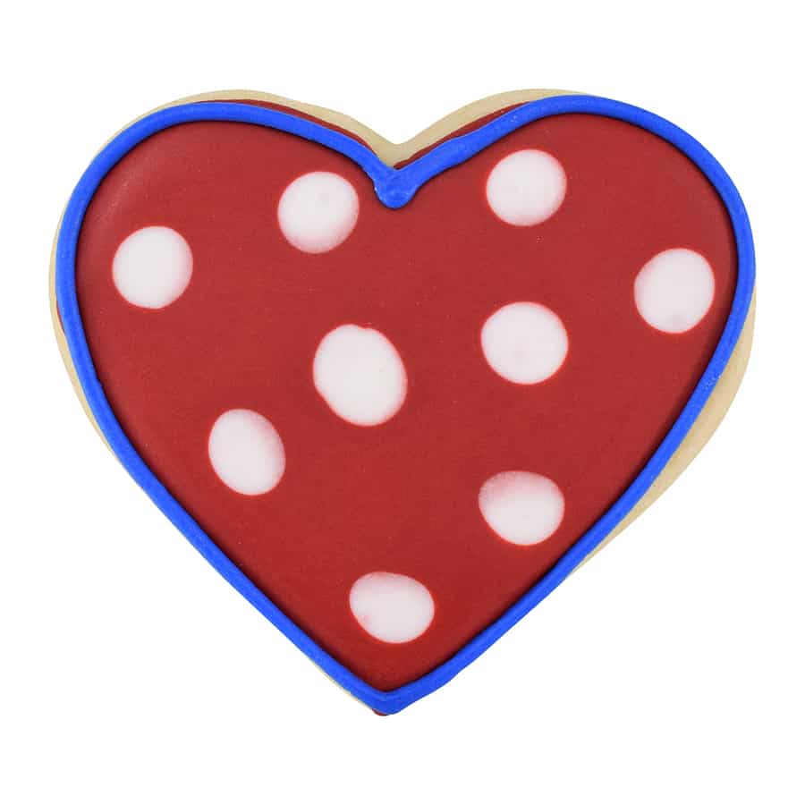 Heart Cookie Cutter Red, 3.25" - R&M