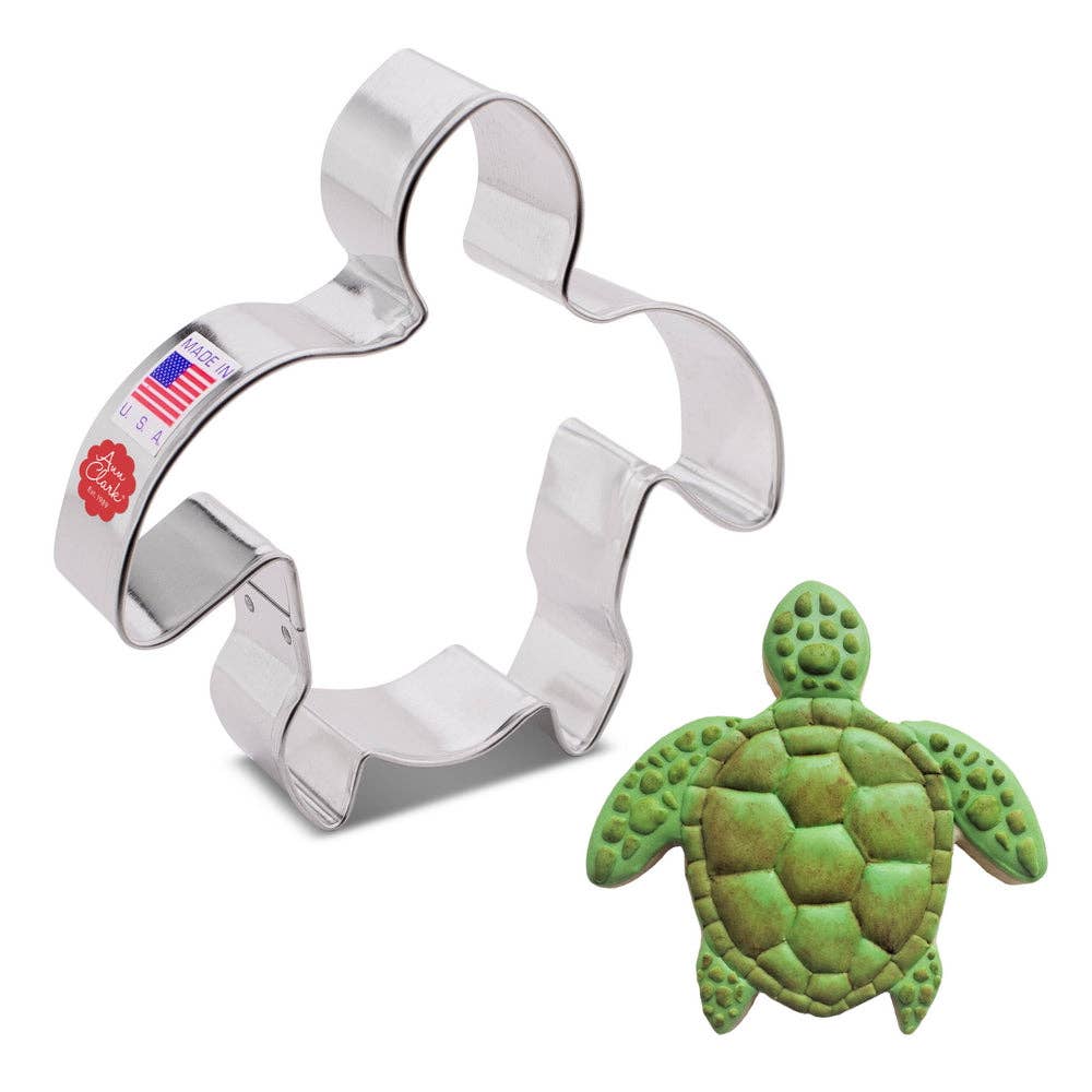 Sea Turtle Cookie Cutter, 4" - Ann Clark