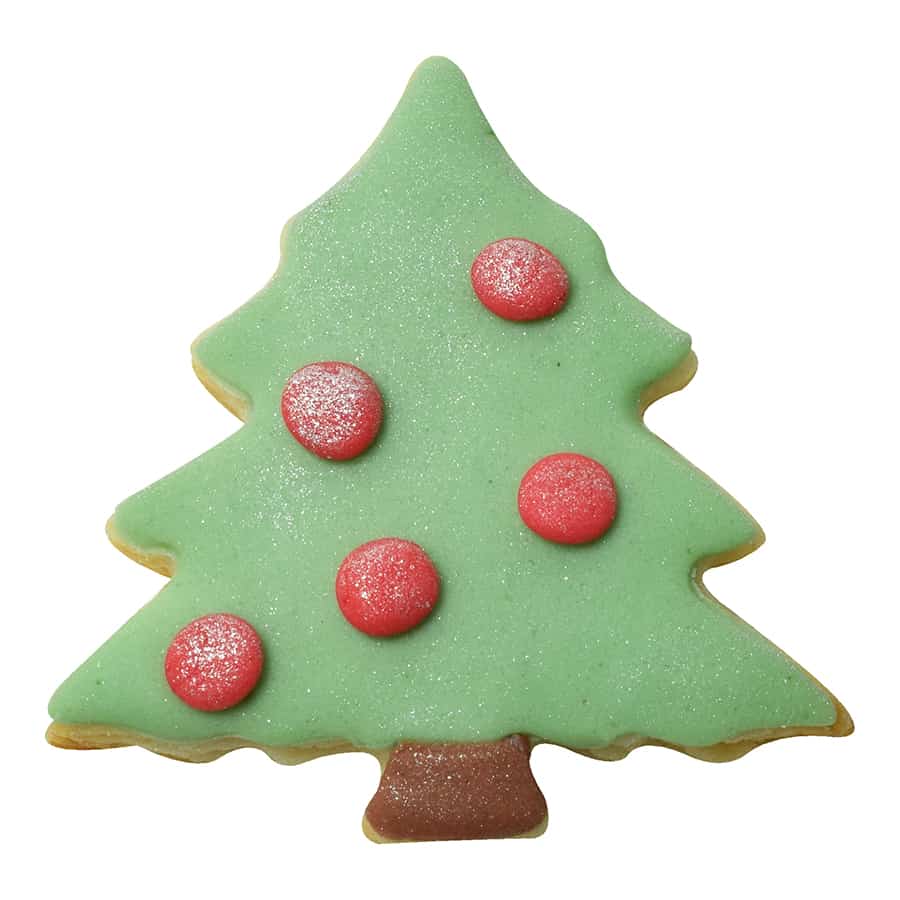 Mini Christmas Tree W/ Snow Cookie Cutter, 1.5"- R&M
