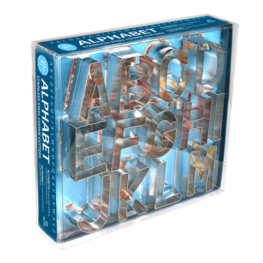 Deluxe Alphabet 26 PC Cookie Cutter Set - R&M