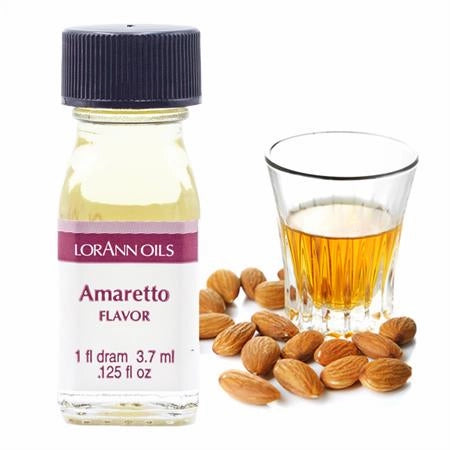 Amaretto Flavor- LorAnn Oils- 1 dram, 3.7 ml, .125 fl oz