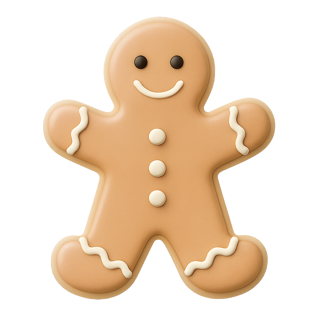 Gingerbread Man Cookie Cutter (4")