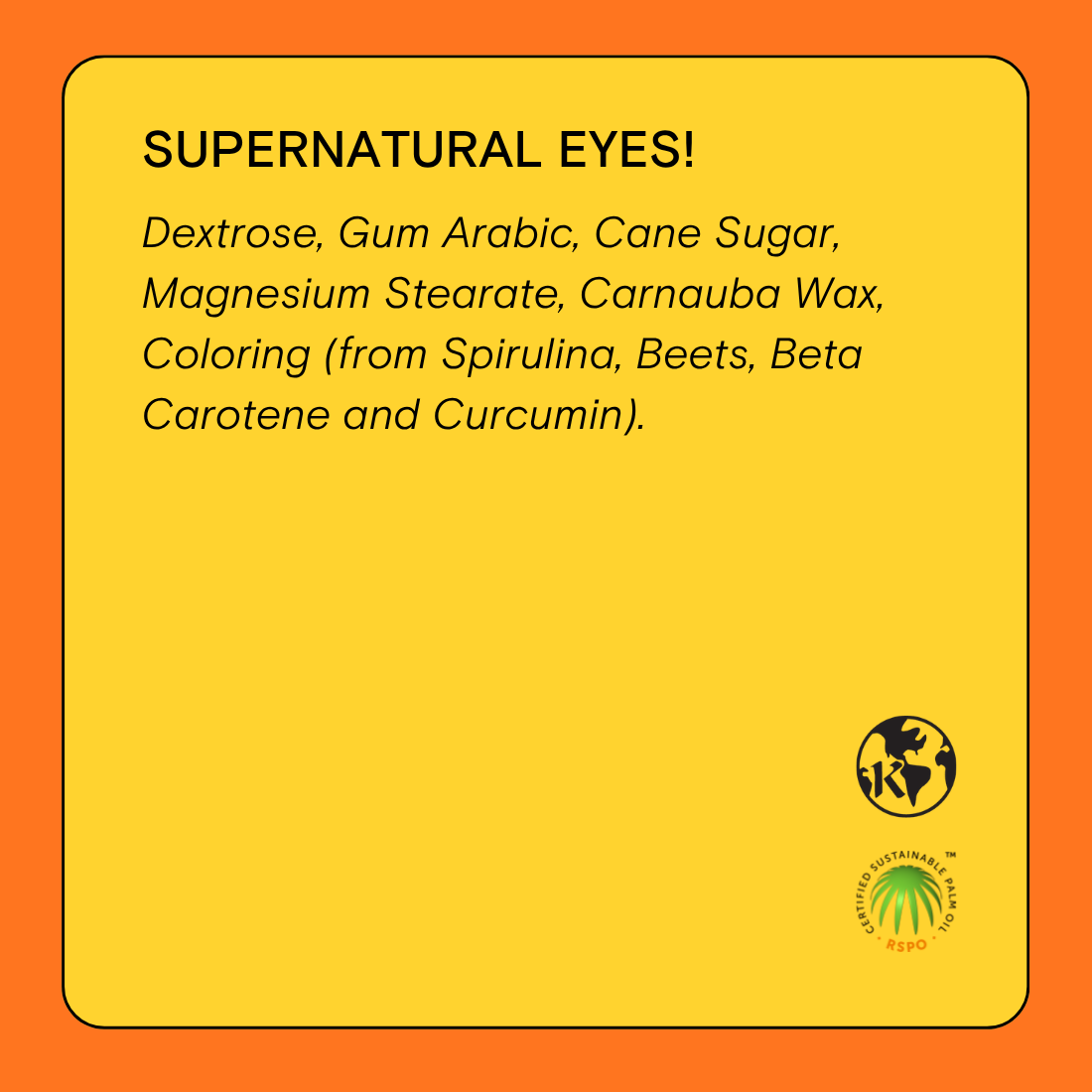 *NEW* Dye-Free Eye Candies- Supernatural