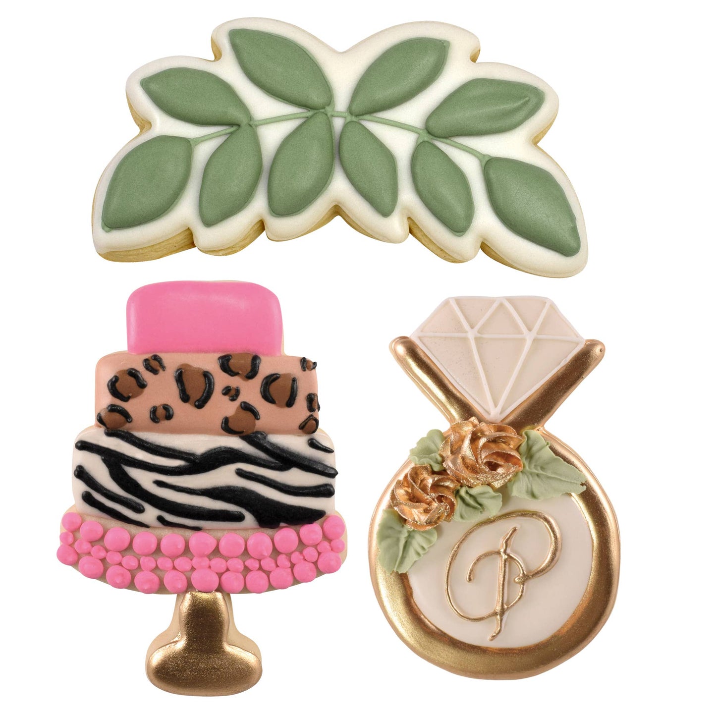 Wedding 3 PC Cookie Cutter Set- R&M International