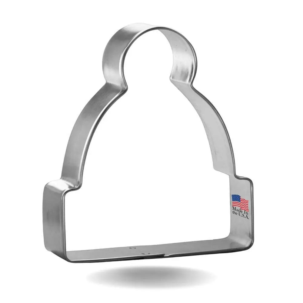 Beanie Hat/ Stocking Cap Cookie Cutter, 3.5"