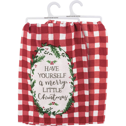 Have A Merry Little Christmas Kitchen Towel - Primitives By Kathy