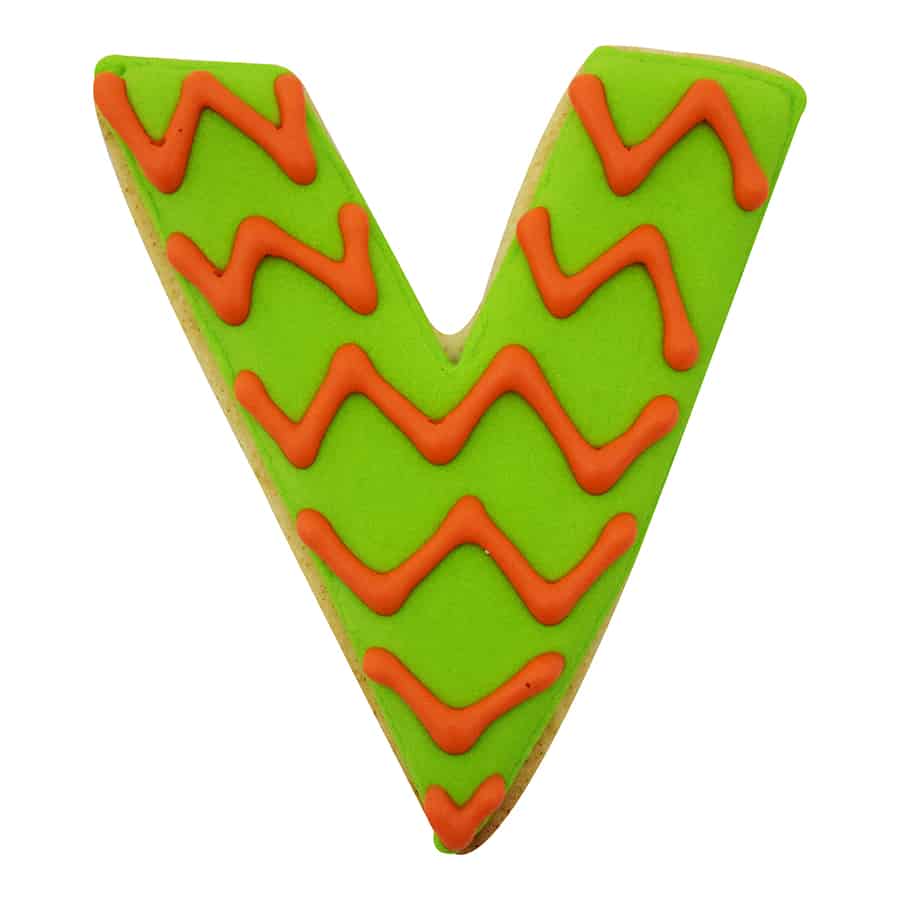 Letter V Cookie Cutter, 3"- R&M