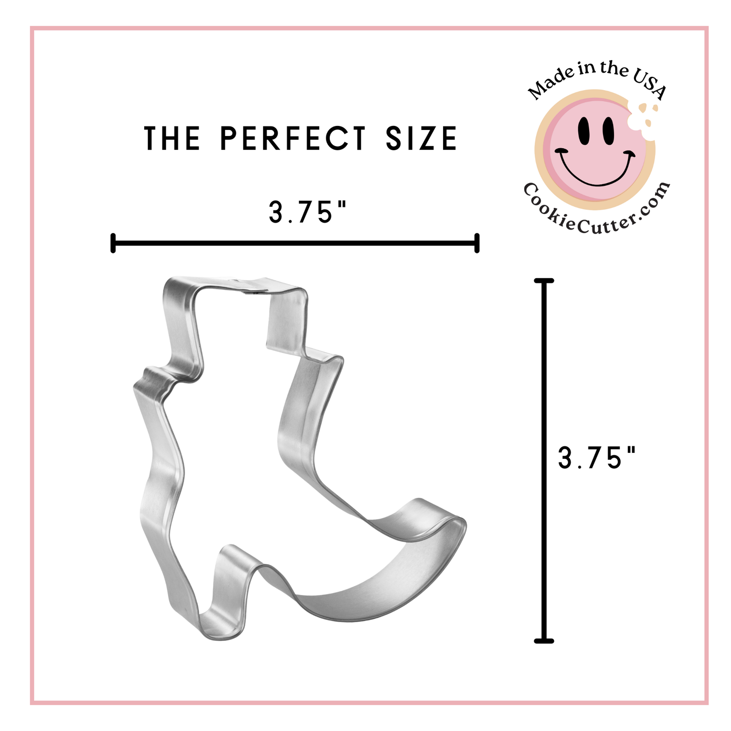 Witch Shoe Cookie Cutter 3.75"