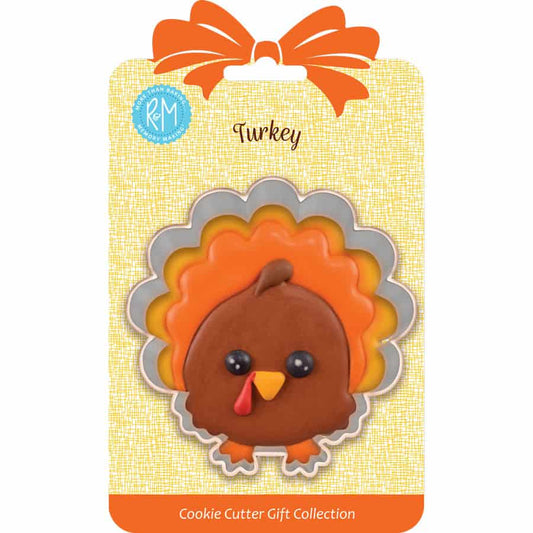 Turkey Cookie Cutter 3.5" Carded - R&M International