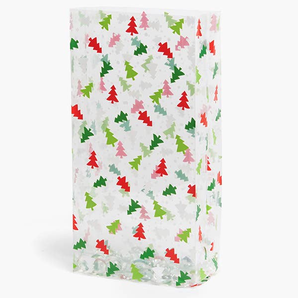 Nashville Wraps - Christmas Print Cello Treat Bags