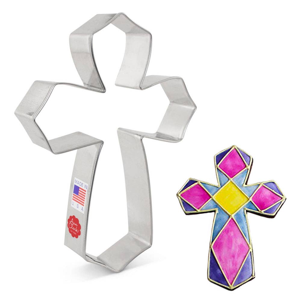 Large Cross Cookie Cutter 4" - Ann Clark