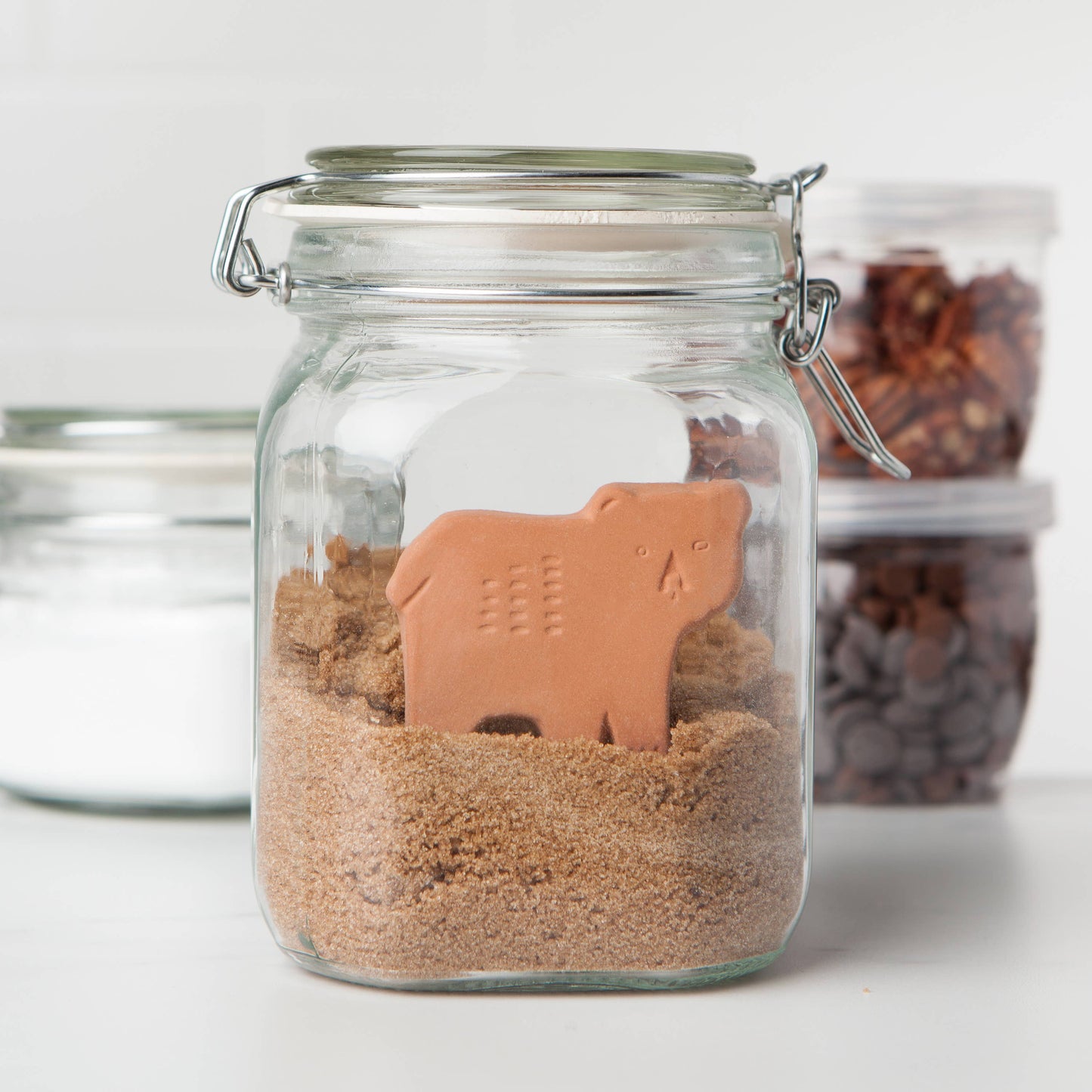 Boris Bear Terracotta Sugar Saver - Now Designs by Danica