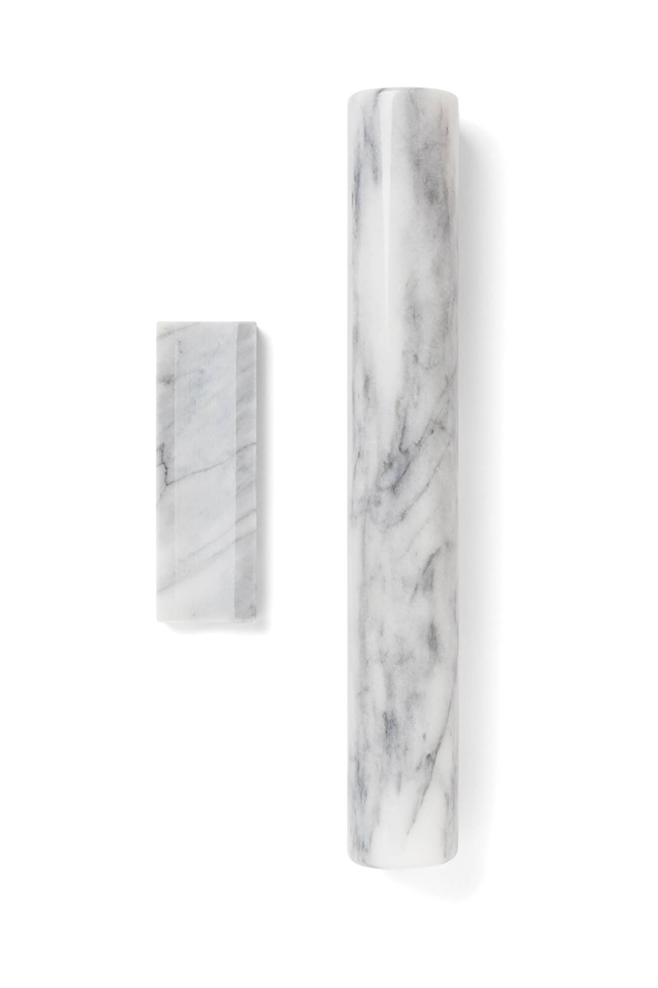 11” Marble French Rolling Pin with Base - Fox Run