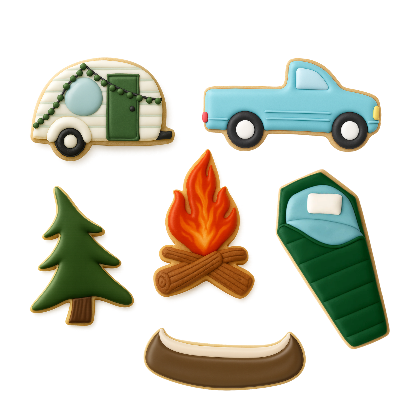 Welcome To Our Campsite 6 pc Cookie Cutter