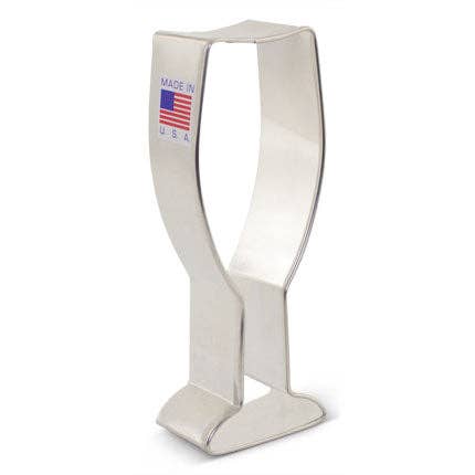 Champagne Glass Cookie Cutter, 4.25"- Ann Clark