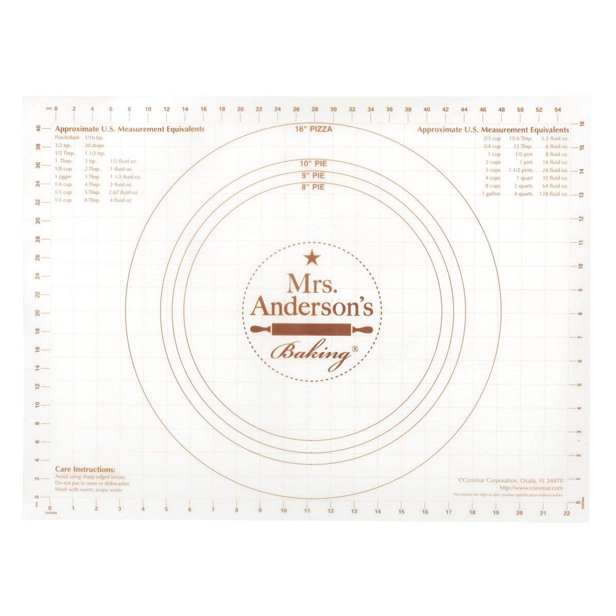 Non-Slip Pastry Rolling Mat - Mrs. Anderson's Baking