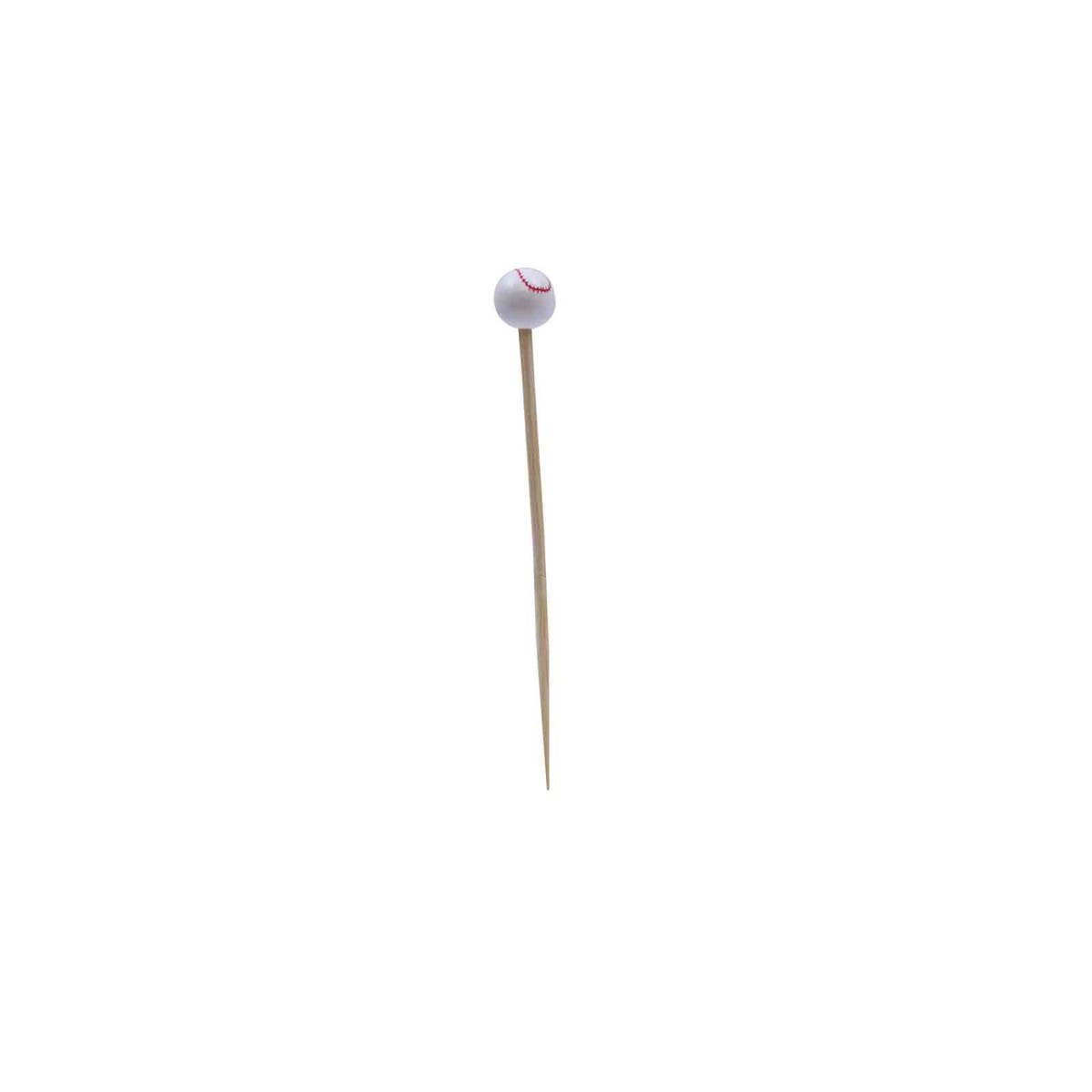 25 Baseball Decorative Picks, 4.5"- (Pack of 25)