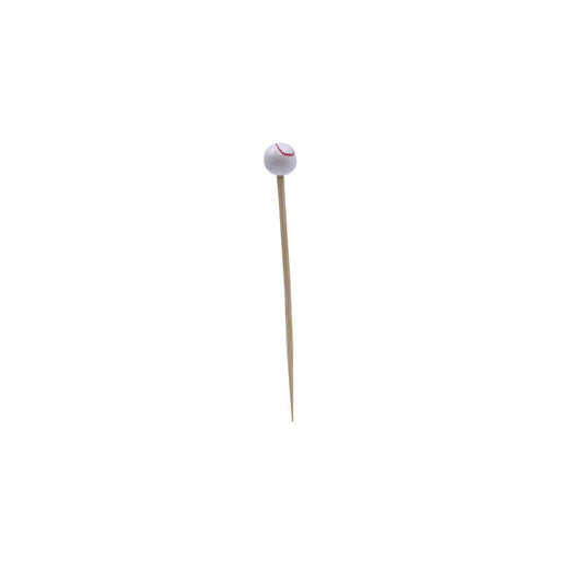 25 Baseball Decorative Picks, 4.5"- (Pack of 25)