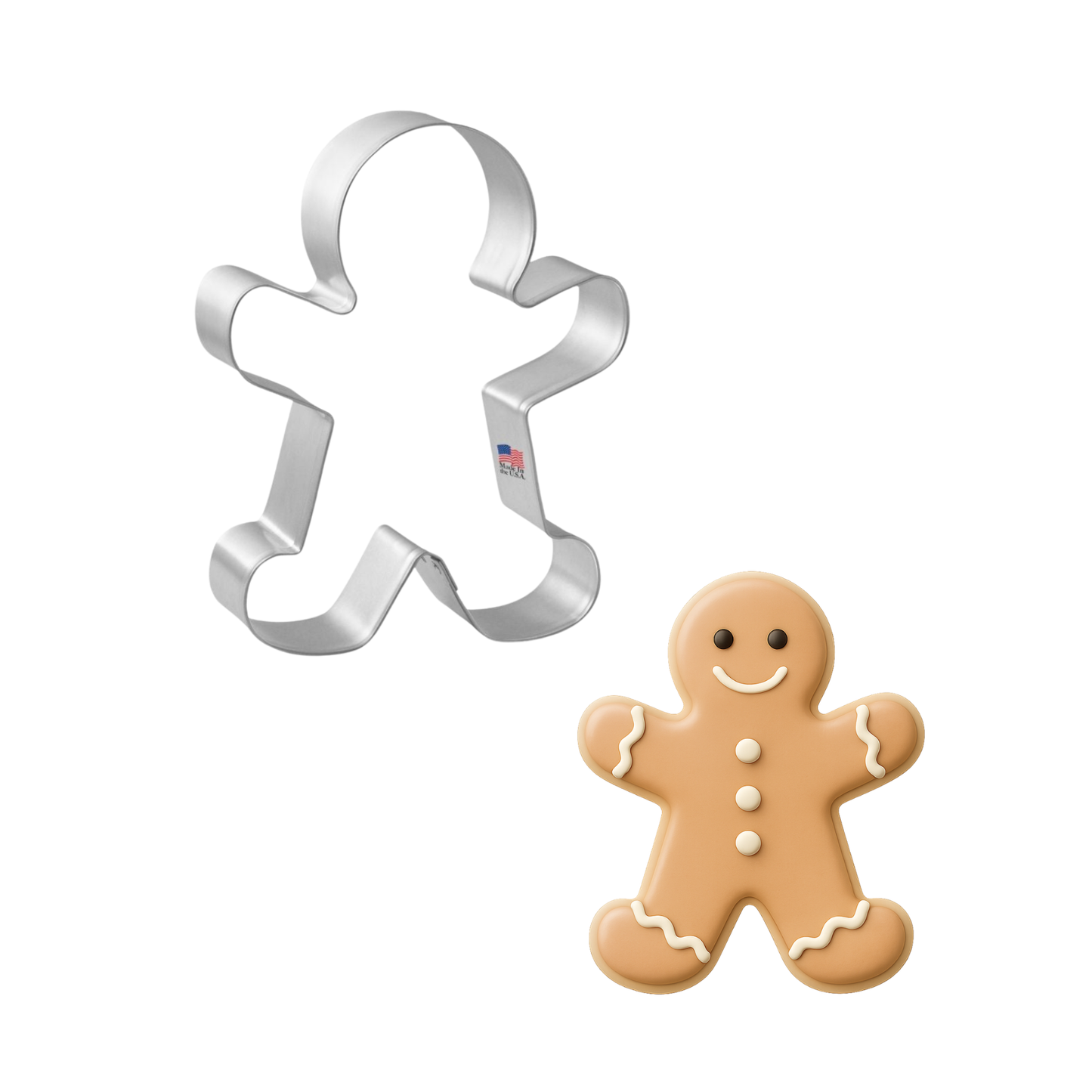 Gingerbread Man Cookie Cutter (4")