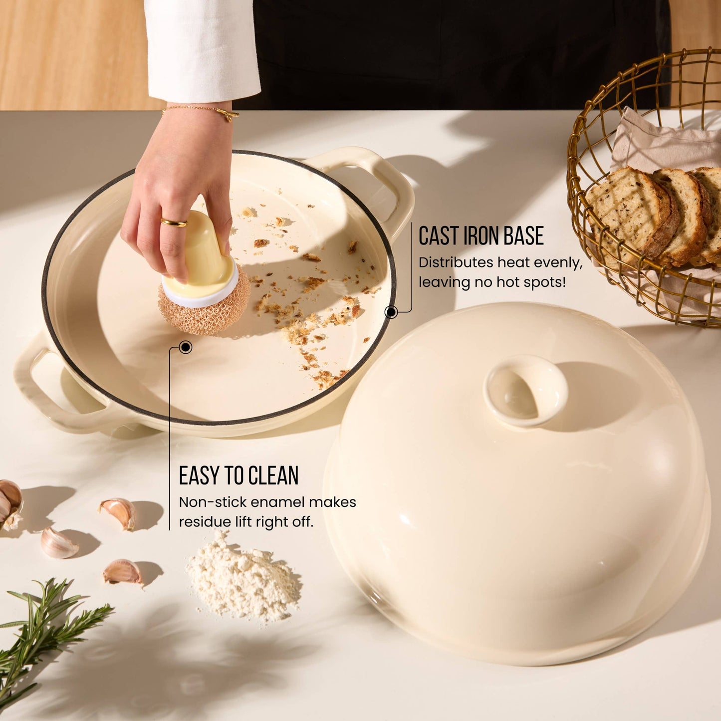 Kook - Enameled Cast Iron Bread Oven