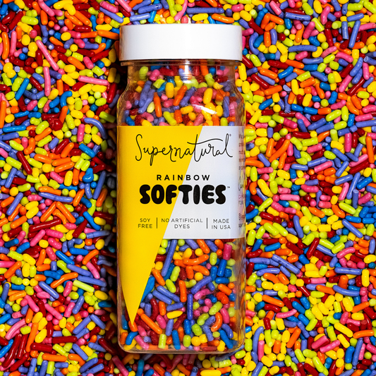 Rainbow Softies Dye-Free Sprinkles - Supernatural