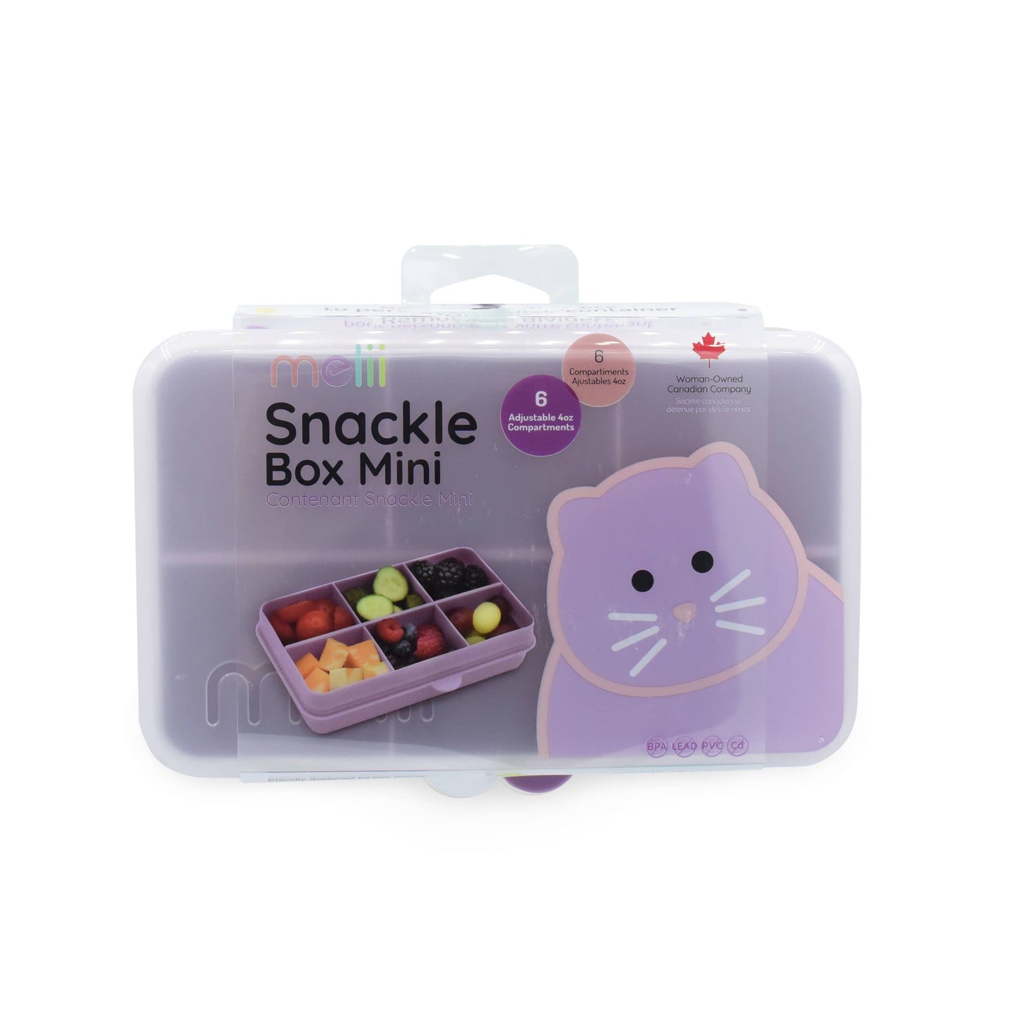 melii Mini Snackle Box - 6 Compartment