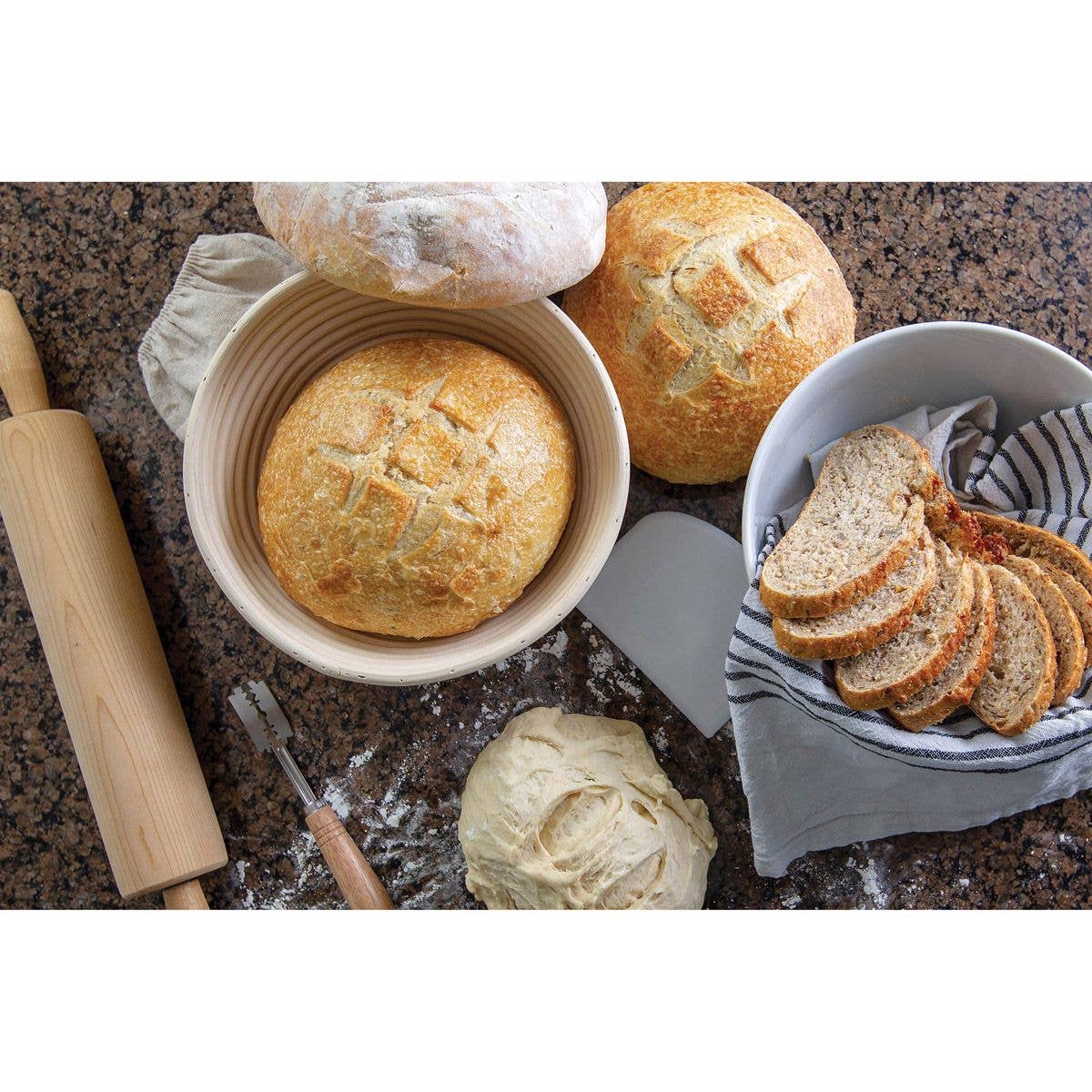 Round Bread Proofing Basket - Mrs. Anderson's Baking