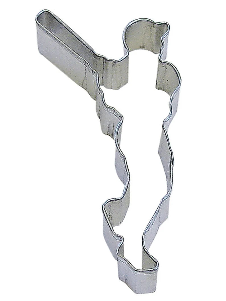 Baseball Player Cookie Cutter 4.5" - R&M
