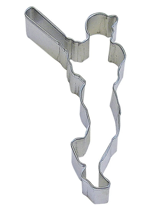 Baseball Player Cookie Cutter 4.5" - R&M