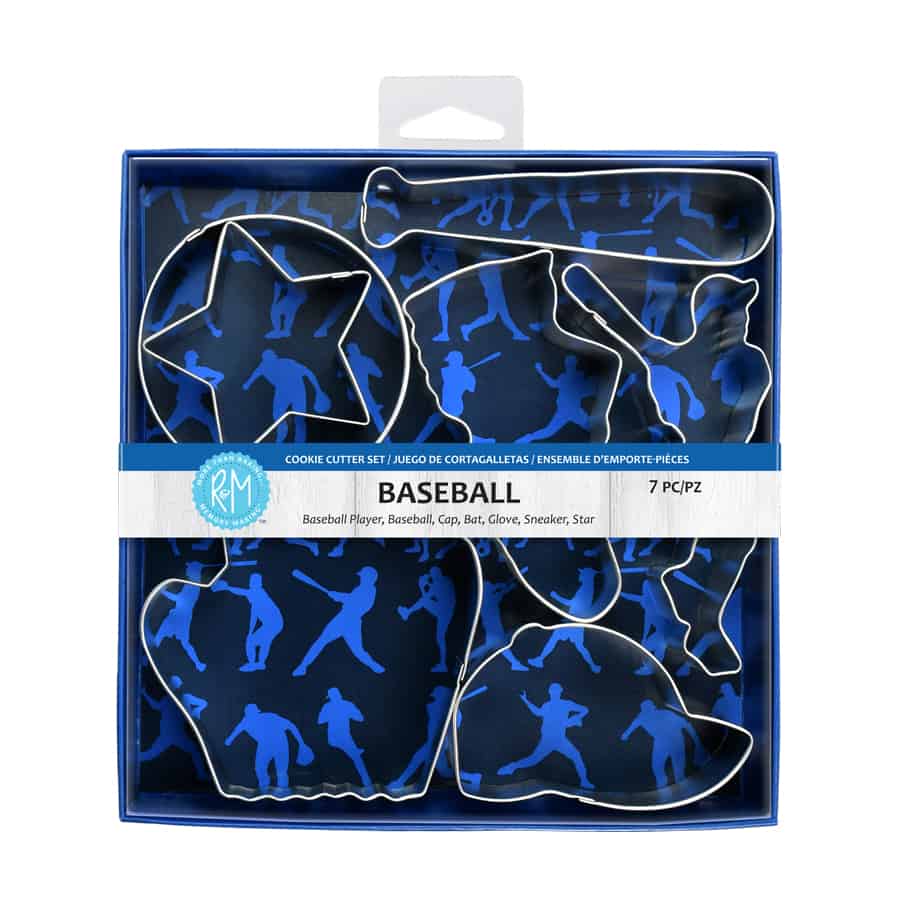 Baseball 7 pc Cookie Cutter Set - R&M