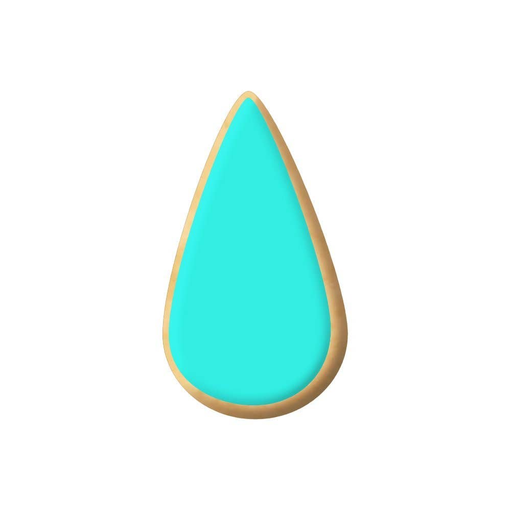 Mini Teardrop Cookie Cutter (1")
