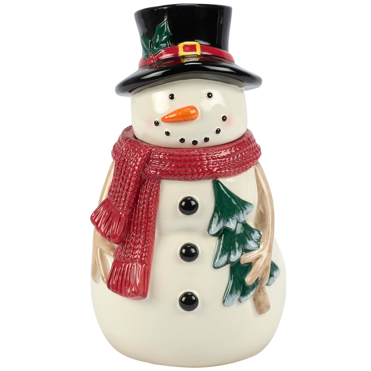 Happy Snowman Cookie Jar - Primitives by Kathy