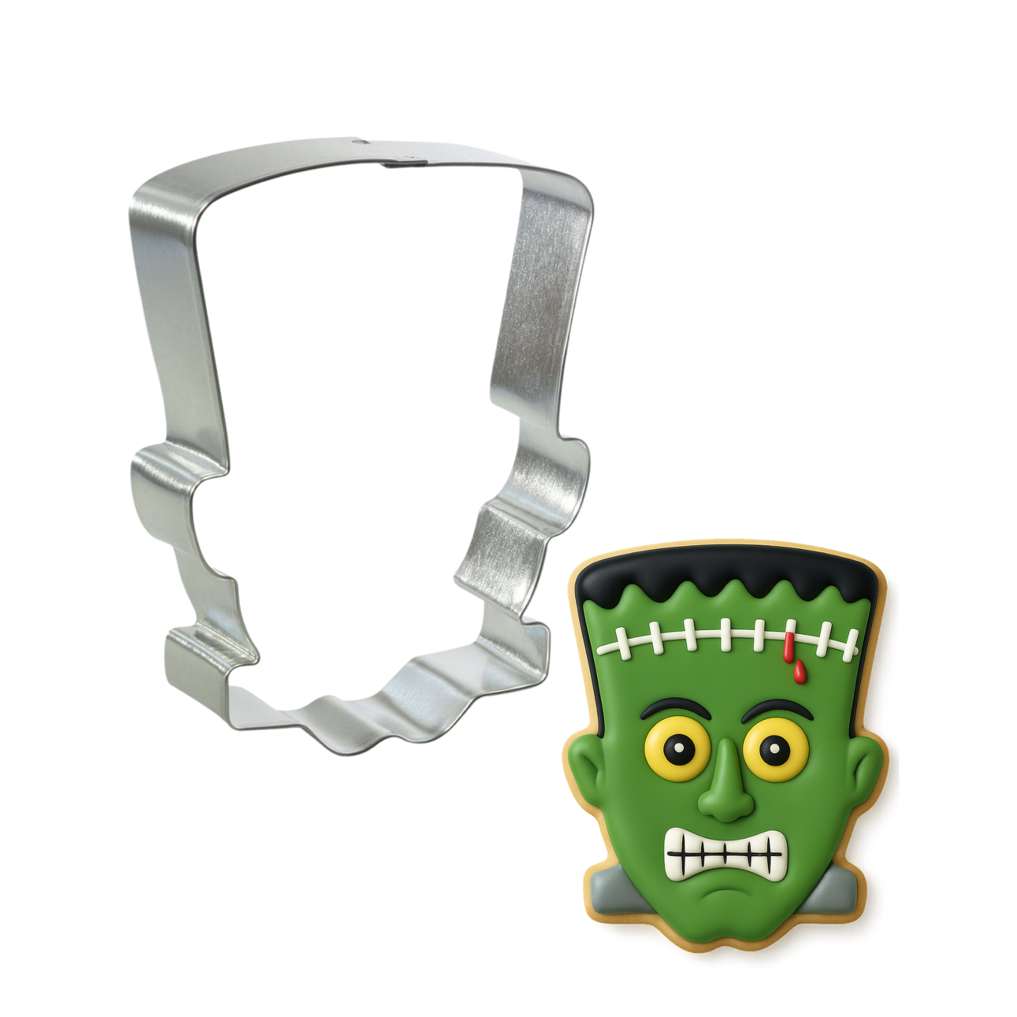 Monster Head Cookie Cutter, 3.75"