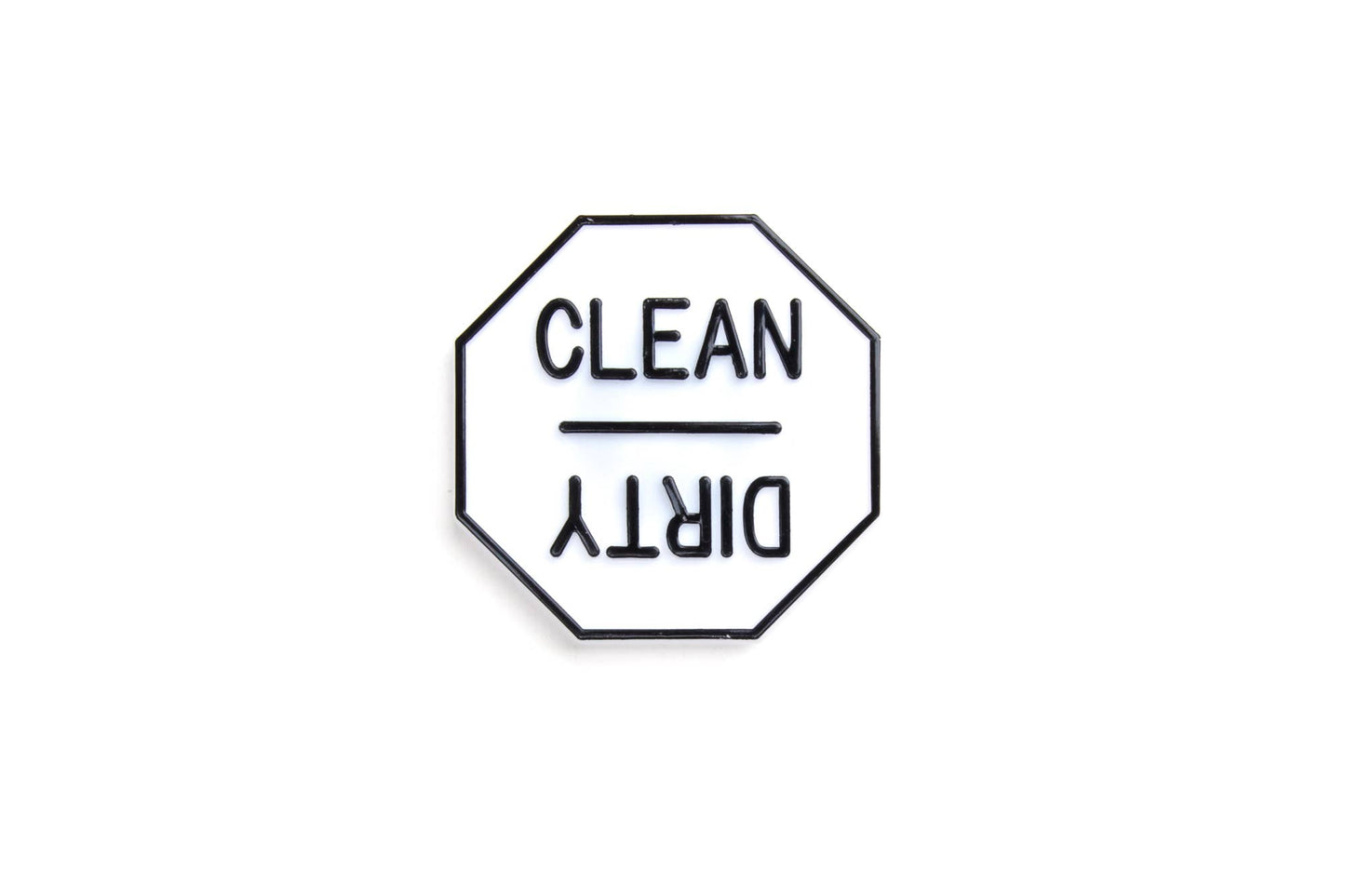 Clean or Dirty Dishwasher Magnet, 2.5" x 2.5" - Doughmakers