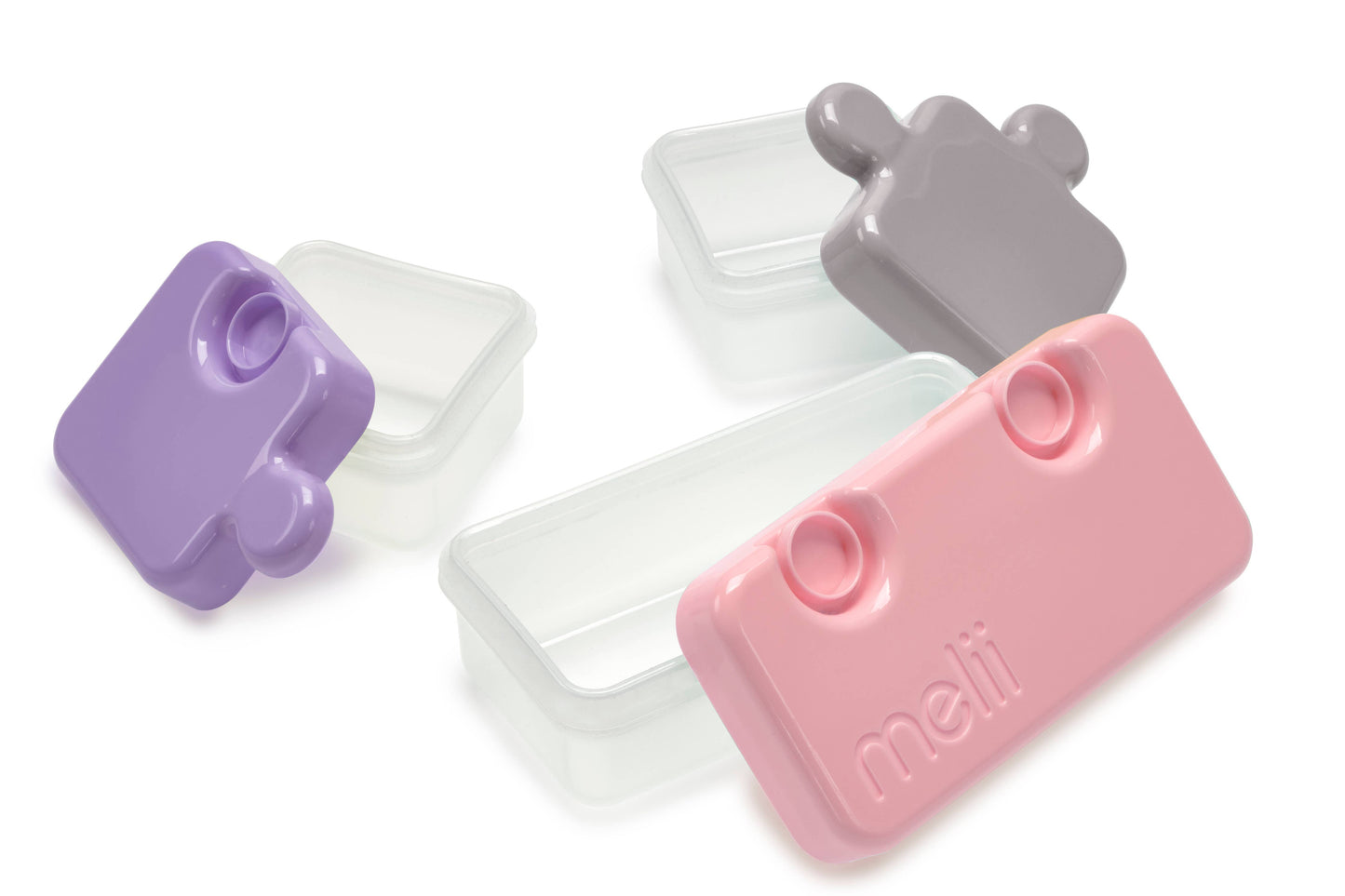 melii Puzzle Bento Box Food Storage Container for Kids, BPA-Free