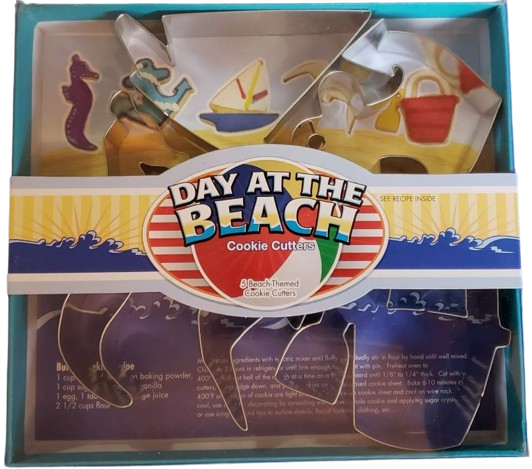 Day at the Beach 5 pc Cookie Cutter Set - Fox Run