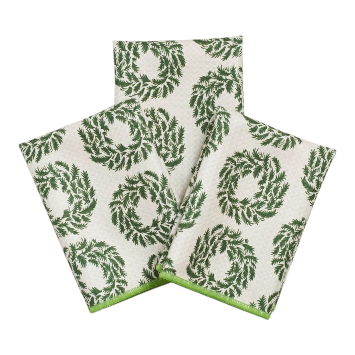 Once Again Home Co. - Mighty Mini Towel (Set of 3) Reversible - Signature Poinsettia Garden
