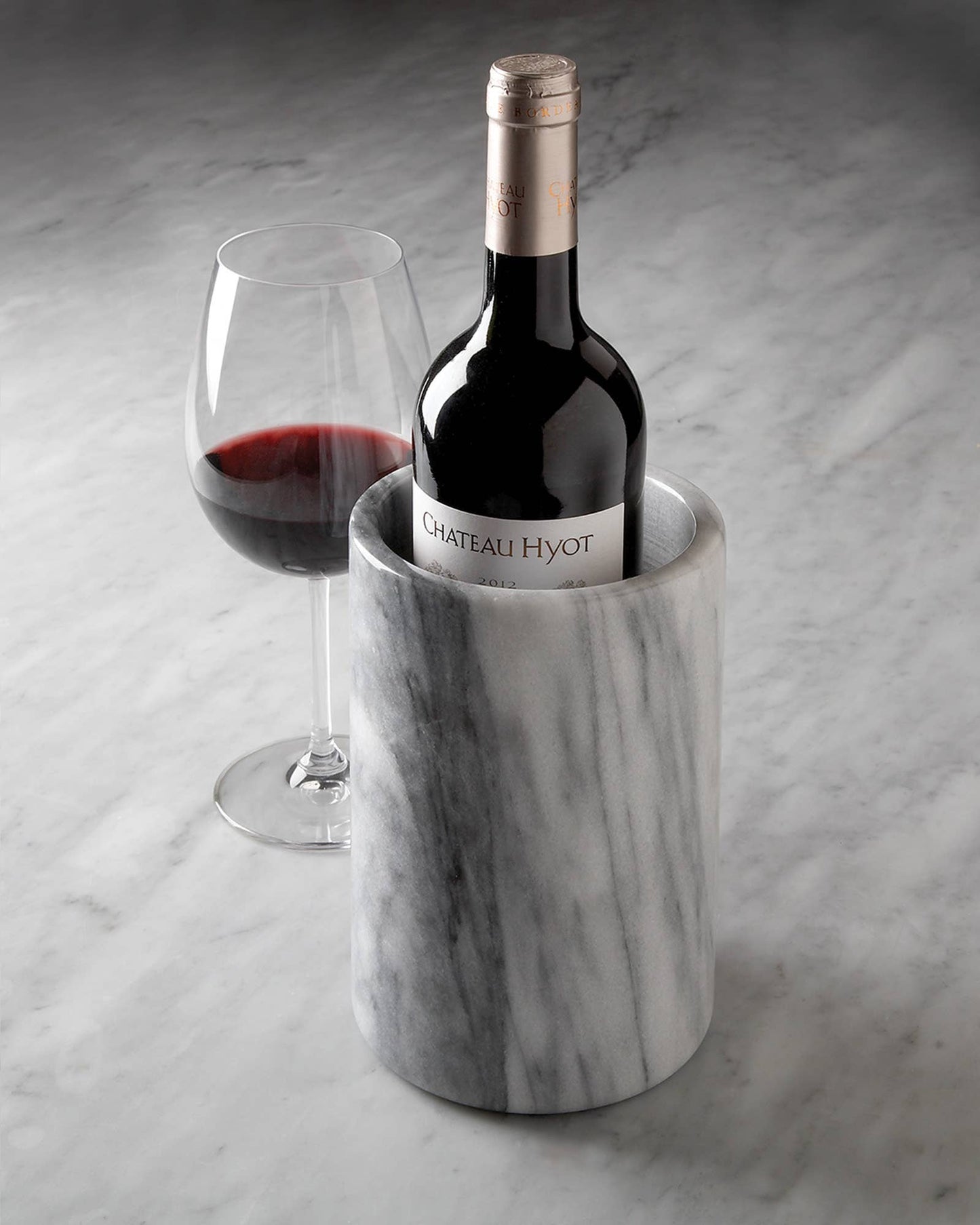 Marble Utensil Holder, White, 4.75" x 4.75" x 7" - Fox Run