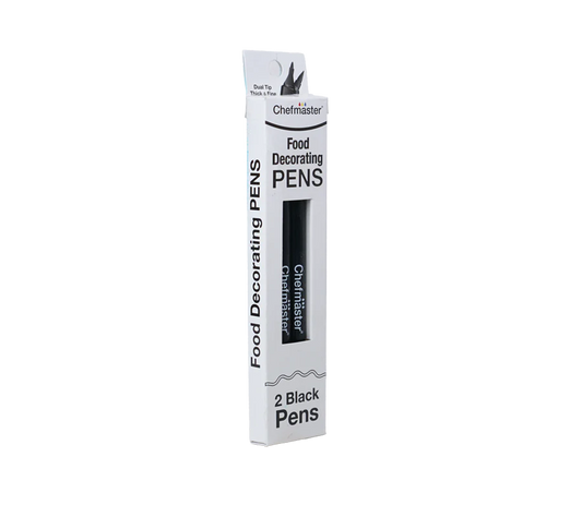 2 Black Food Decorating Pens